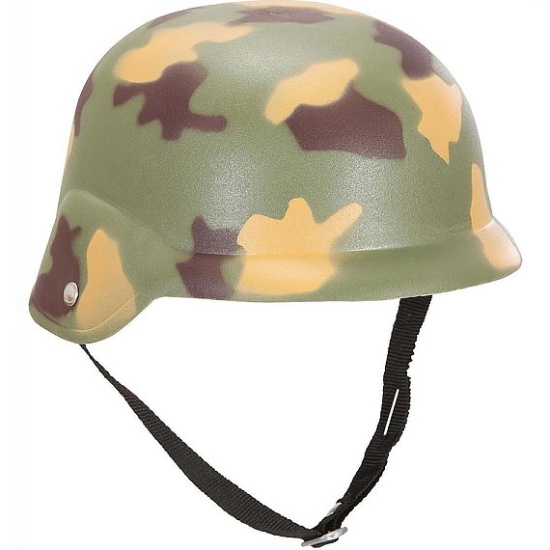 Plastic Army Camo Hard Hat