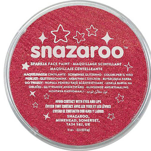 Snazaroo Face Paint - Sparkle Red