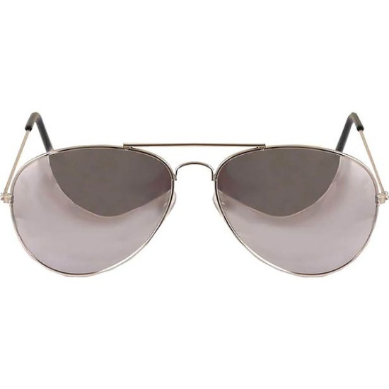Aviator Glasses (Silver Mirrored)