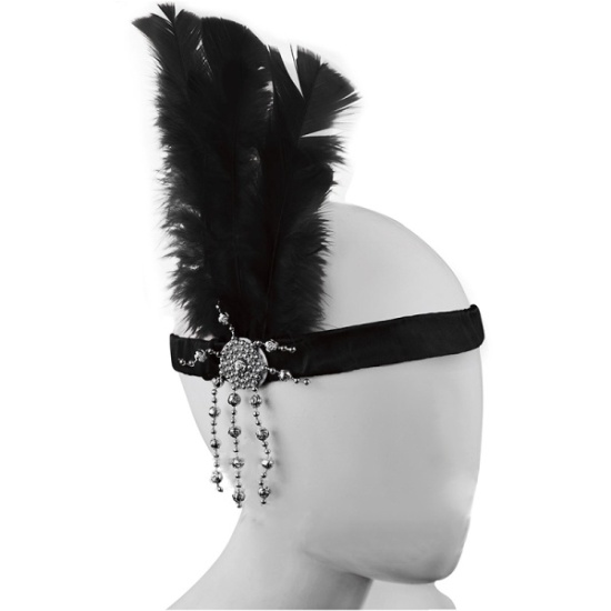 Flapper Headband (Black)