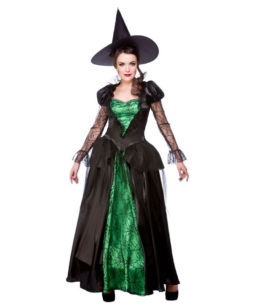 Emerald Witch Queen Costume 