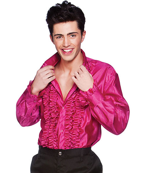 Ruffle Shirt (Pink)