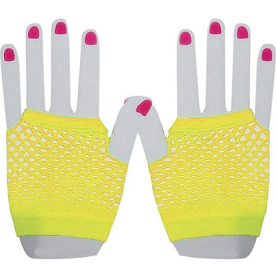 Short Mesh Gloves (Yellow)