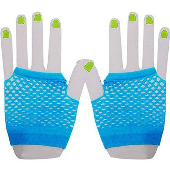 Short Mesh Gloves (Blue)
