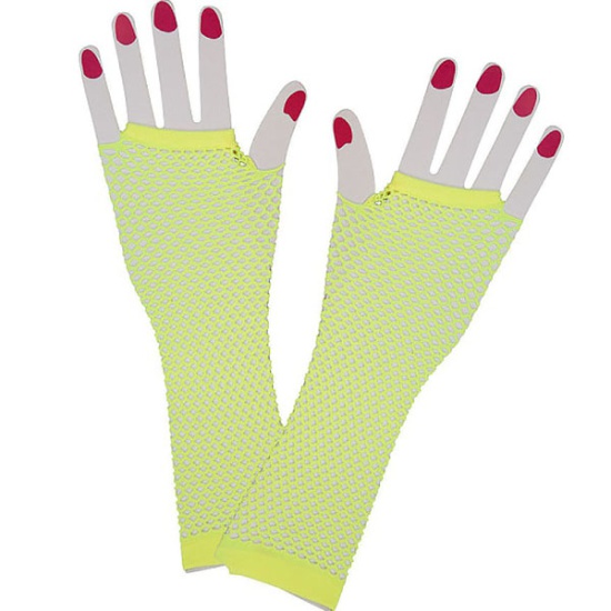 Long Mesh Gloves (Yellow)