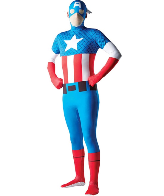 Captain America 2nd Skin Costume 