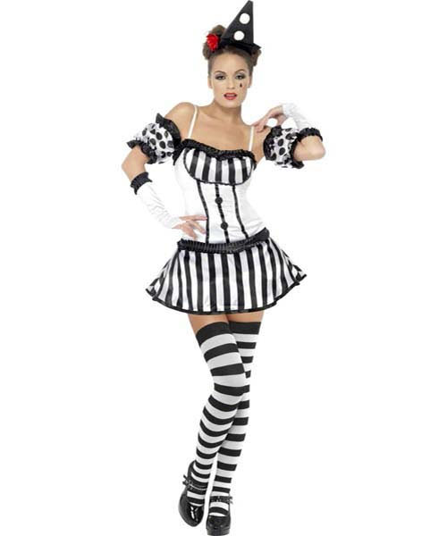 Clown Mime Diva Costume