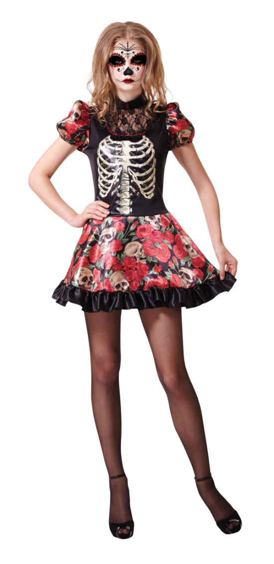 Day Of The Dead Doll Costume 