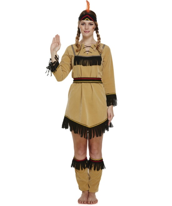 Deluxe American Indian Costume
