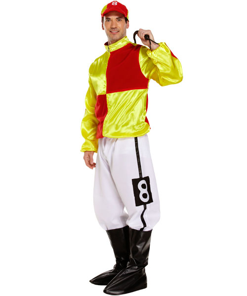 Jockey Costume (Red & Yellow)
