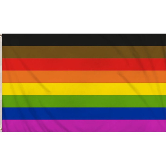 8 Colour Gay Pride Flag 
