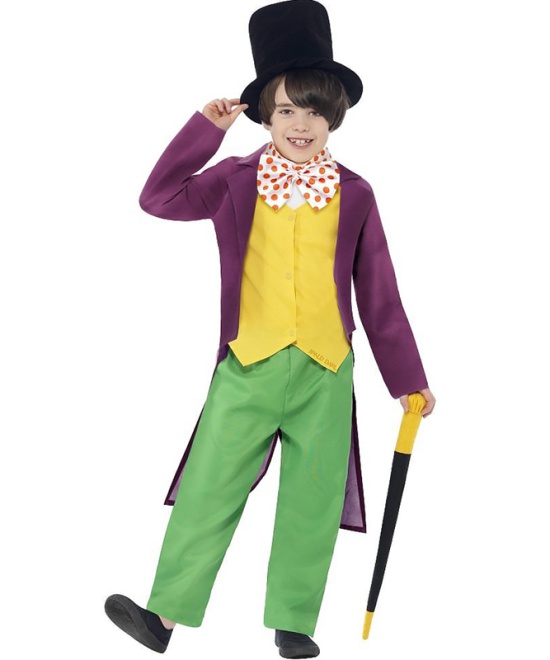 Willy Wonka Roald Dahl Costume