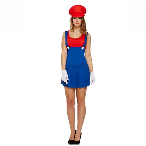 Super Work Woman Costume (Red)