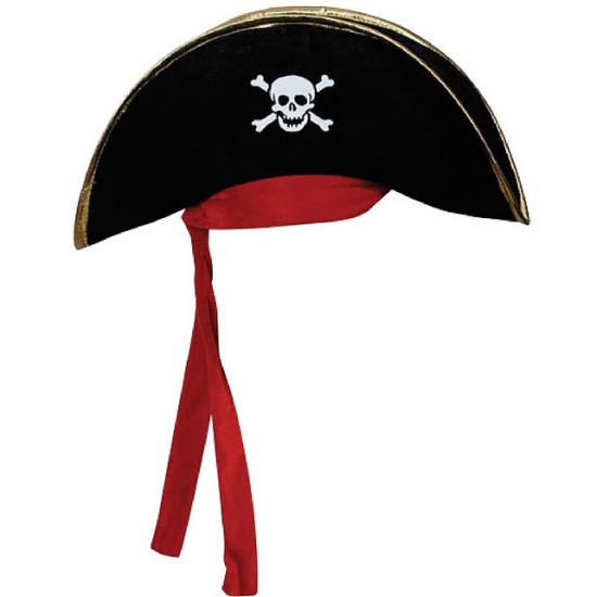 Pirate Captain Hat with Bandana