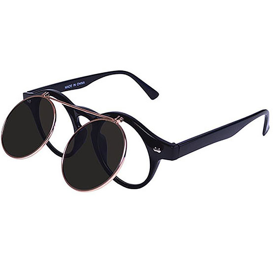 Retro flip discount up glasses