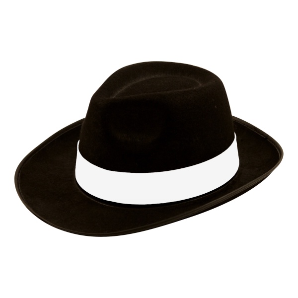 Joke Shop - Black Fedora Gangster Hat