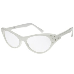 50's Glasses (White)
