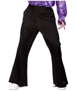 70's Disco Flare - Black