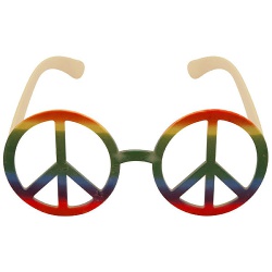 Rainbow Hippie Glasses