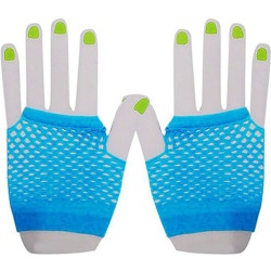 Short Mesh Gloves (Blue)