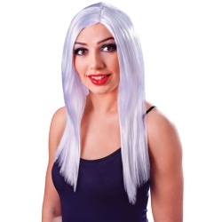 Long 18" Wig - White
