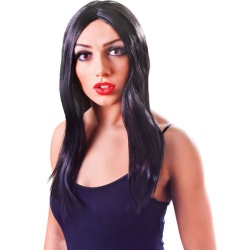 Long 18" Wig - Black