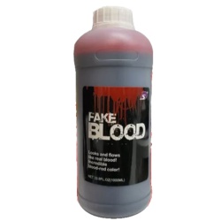 Giant Fake Blood Bottle (1 Litre)