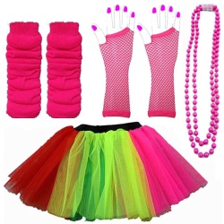 Neon 80's Set -  Multicoloured