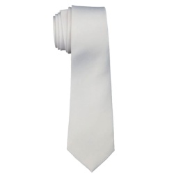 Long Tie - White