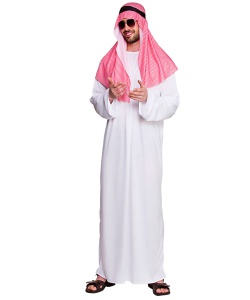 Arab Sheik Costume - Red & White