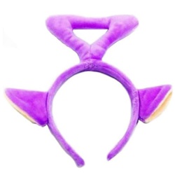 Teletubbie Headband With Ears (Tinky Winky)