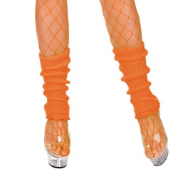 Neon Leg Warmers - Orange