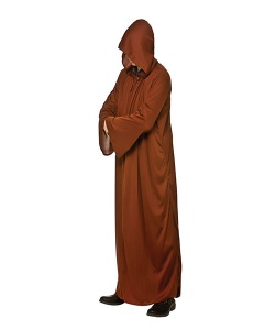 Hooded Robe - Brown