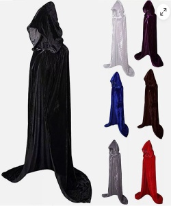 Velvet Hooded Robe