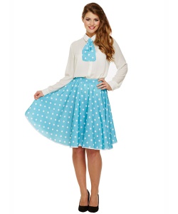 Polka Dot Skirt & Necktie Costume 