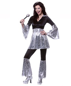 Mamma Mia - Black & Silver Costume