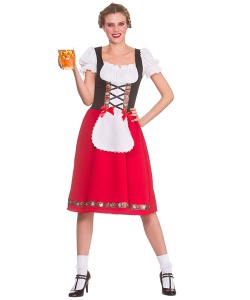 Traditional Bavarian Beer Girl Costume