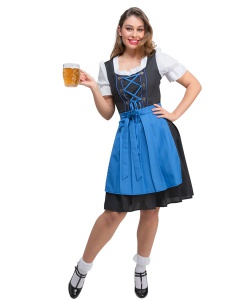 Bavarian Dirndl Dress Costume