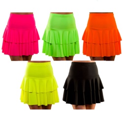 80's Neon Ra Ra Skirt