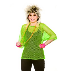 80's Mesh Top - Neon Green
