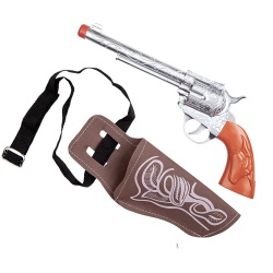 Cowboy Gun & Holster - Brown