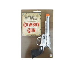 Silver Cowboy Pistol Toy