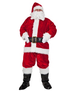 Regal Plush 8pc Santa Costume