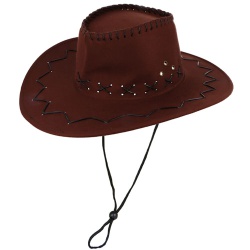 Felt Cowboy Hat - Brown