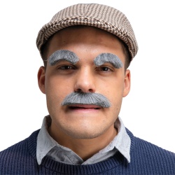Old Guy Moustache & Eyebrows