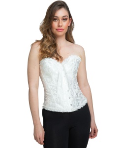 Deluxe Corset - White