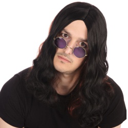 Ozzy Osbourne Wig & Glasses Set