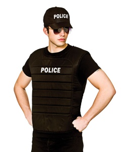 Police Vest & Cap Set