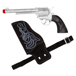 Cowboy Gun & Holster - Black