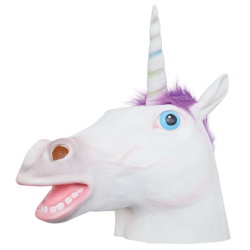 Unicorn Mask - White